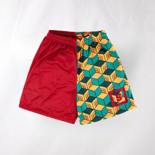 Water Pillar Premium Air Ventilation Mesh Unisex Shorts