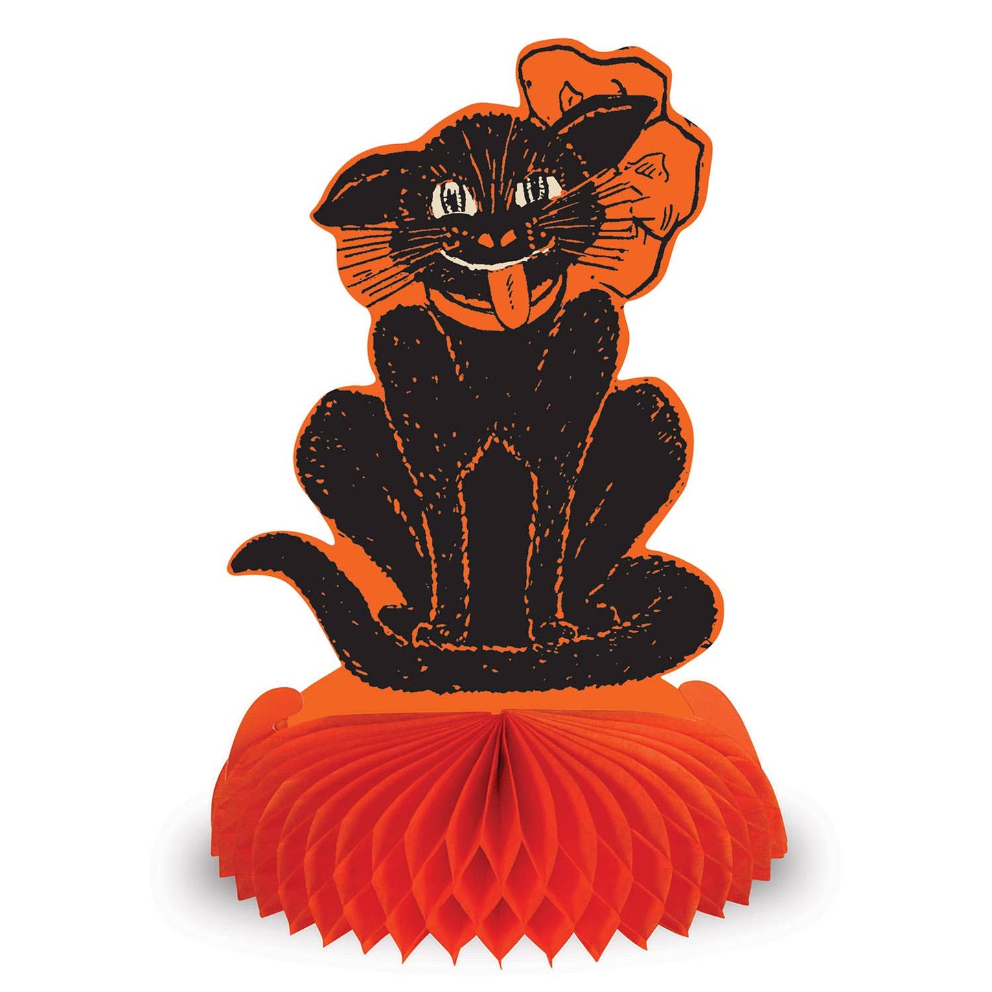 Vintage Honeycomb Halloween Centerpieces Set of 4 Beistle