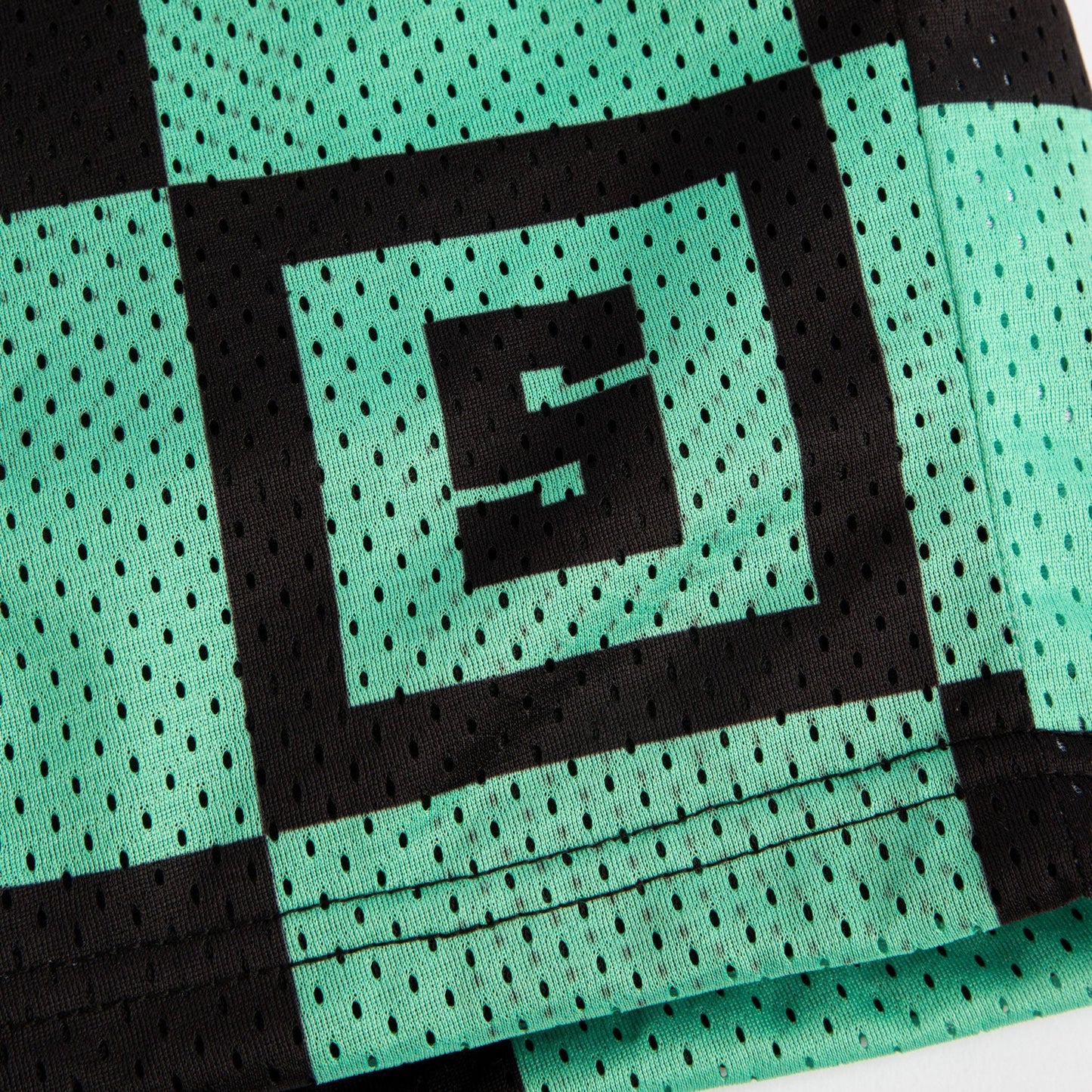 Air Ventilation Mesh Premium Version with Sublimated Design Green Check