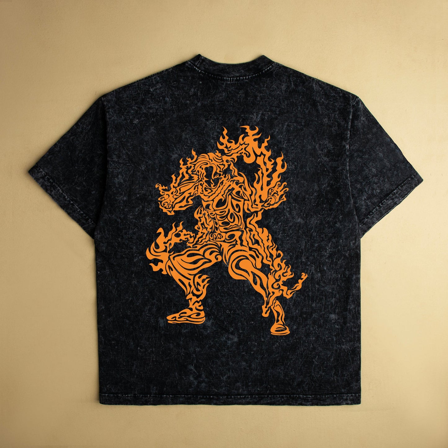 Fire Fist 100% USA Cotton Short Sleeve Heavyweight Oversized Crew Neck T-Shirt