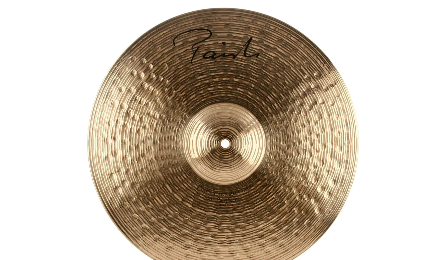 Paiste 15 inch Signature Dark Energy Hi-hat Cymbals
