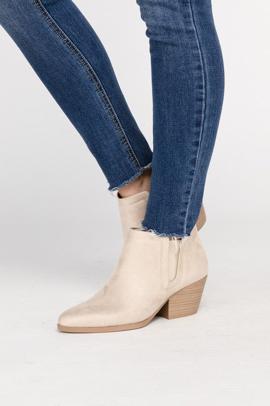 GWEN Suede Casual Ankle Boots