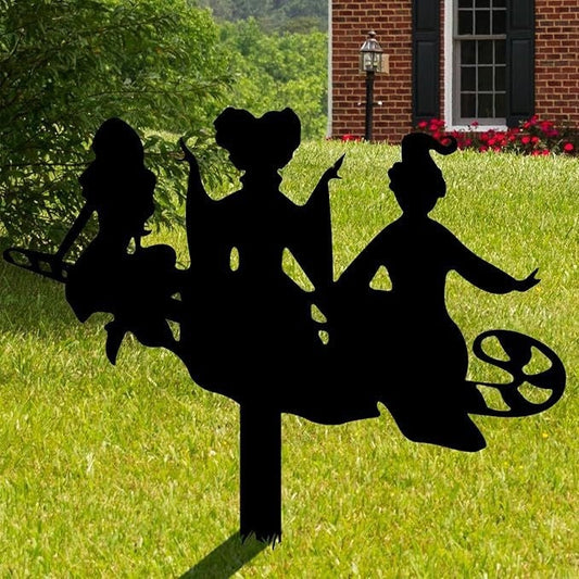 Halloween Witch Iron Floor Outlet Decoration Outdoor Party Supplies