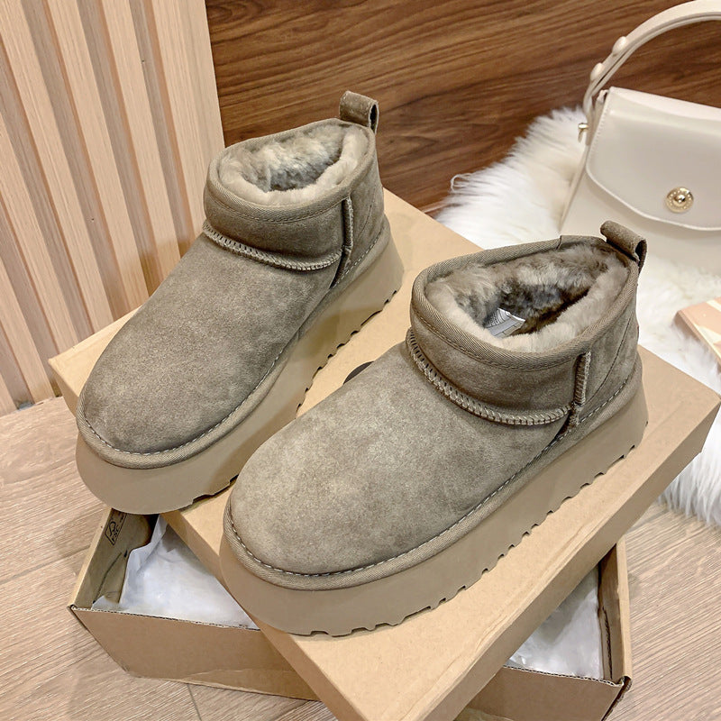 Thick Sole Women’s Snow Boots Outdoor Winter Footwear