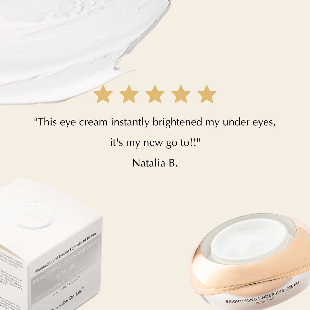 Radiant Brightening Eye Cream with Peptides