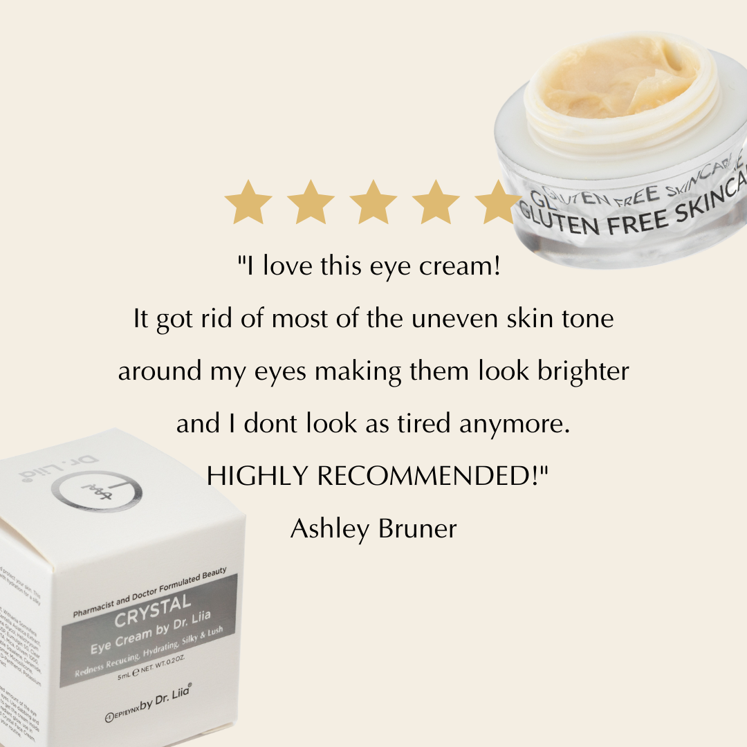 Vegan EpiSilk Intense Brightening Firming Crystal Wrinkle Smoothing Eye Cream