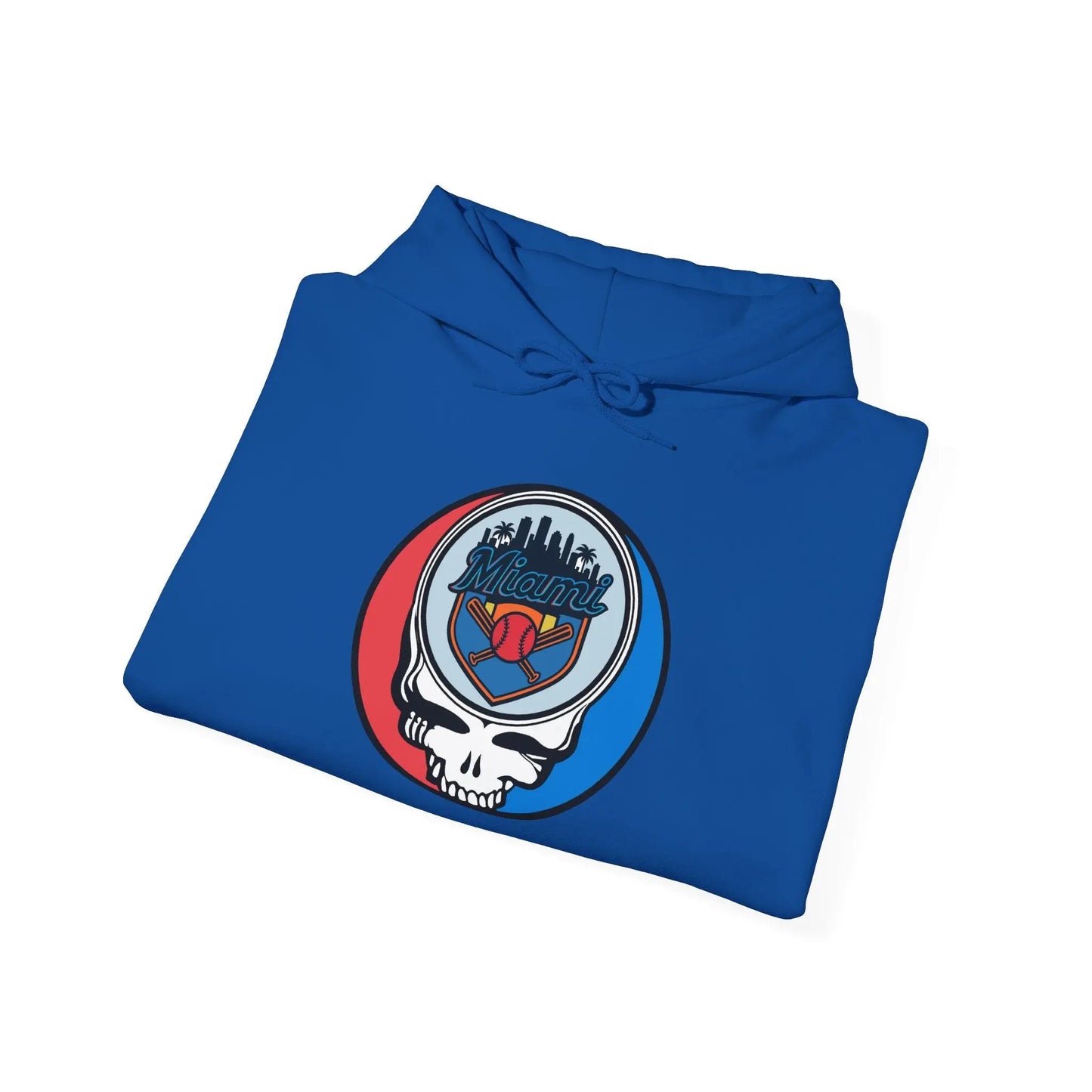 Miami Marlins Grateful Dead Unisex Heavy Blend Hoodie The Ballpark Collection