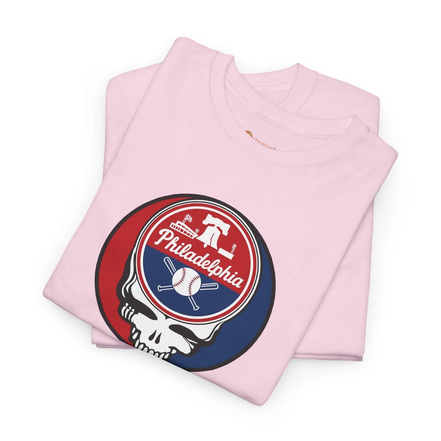 Philadelphia Phillies Grateful Dead Steal Your Face T-Shirt Ballpark Collection MLB
