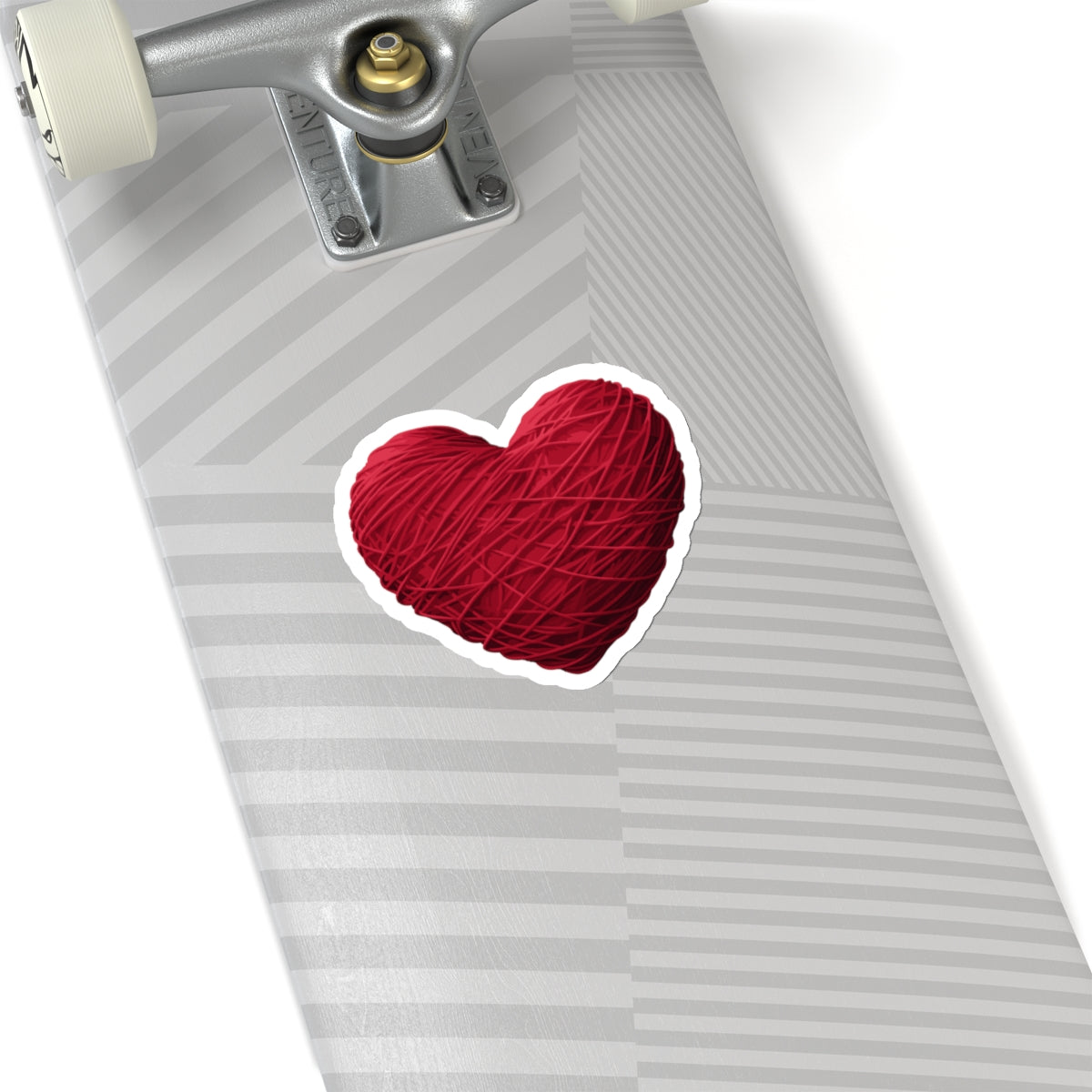 Valentine's Day Red heart shape Kiss-Cut Stickers