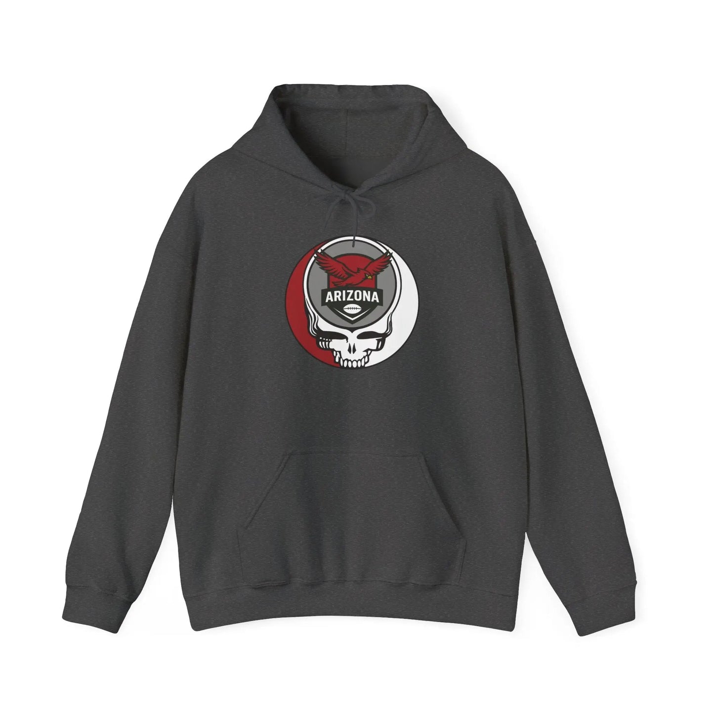 Arizona Cardinals Stealie Grateful Dead Hooded Sweatshirt NFL The Gridiron Collection