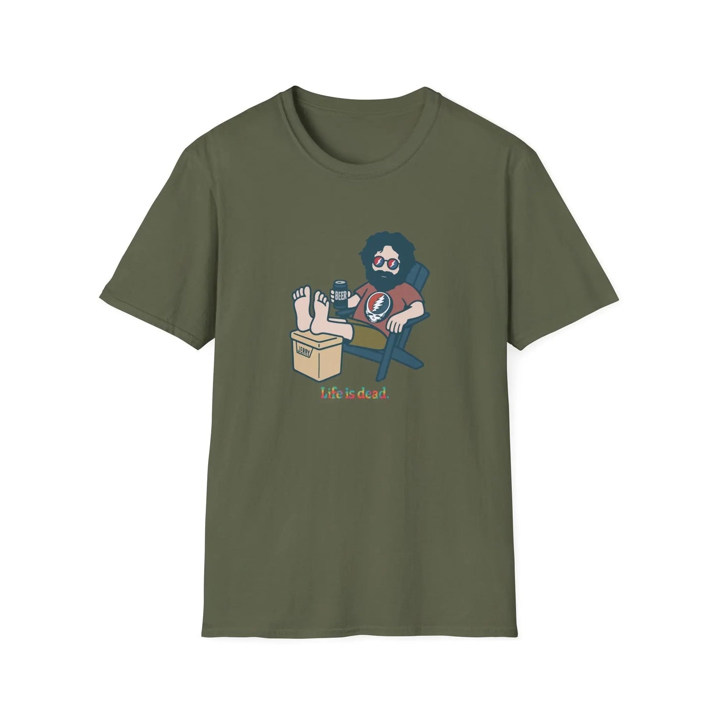 Stay Cool Jerry Life is Dead T-Shirt Grateful Dead