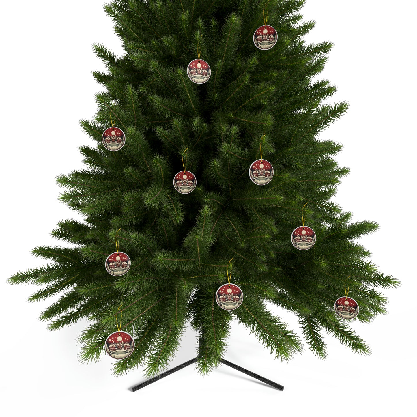 Christmas Ceramic Ornaments (1pc, 3pcs, 5pcs, 10pcs)