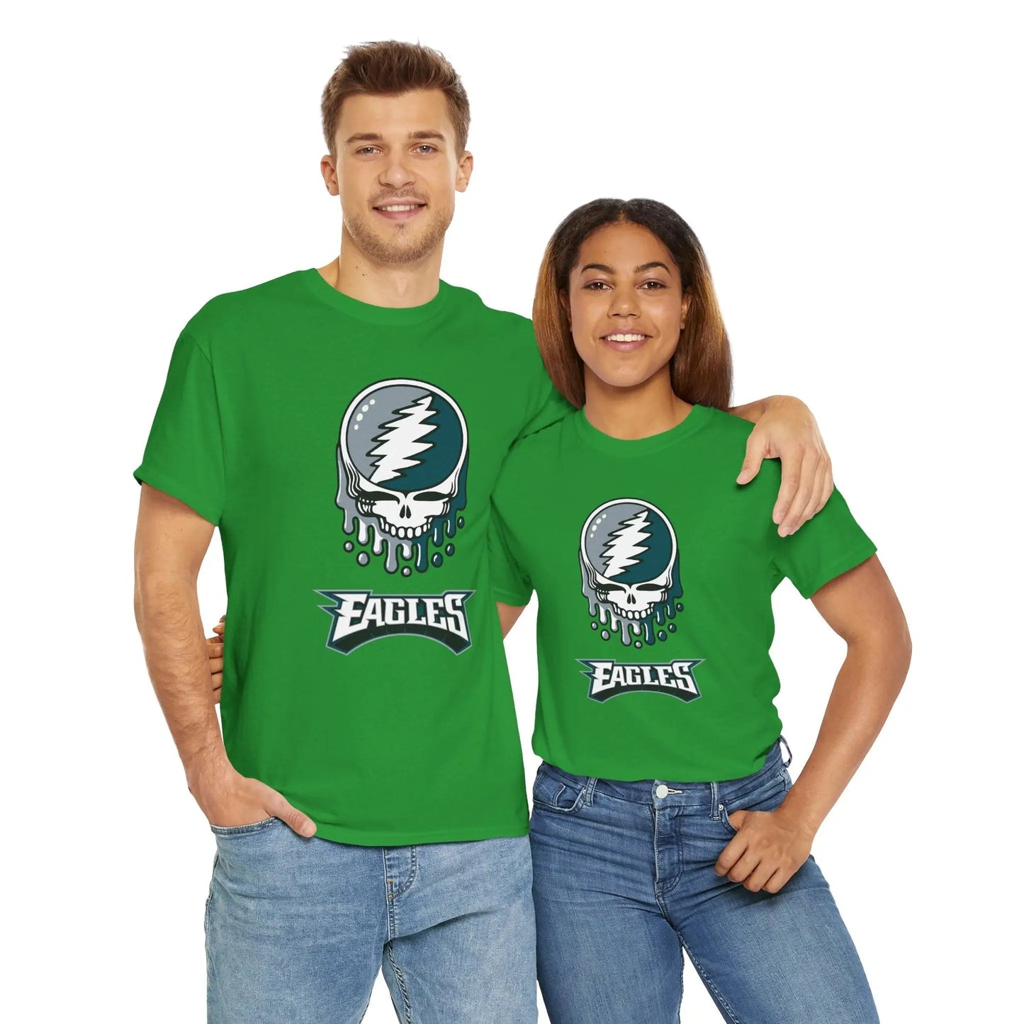Philadelphia Eagles Steal Your Face T-Shirt Grateful Dead The Gridiron Collection