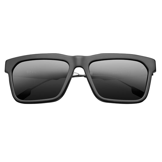 Matte Black Polished Gunmetal Grey AR Polarized Lens Sunglasses Deano IVI