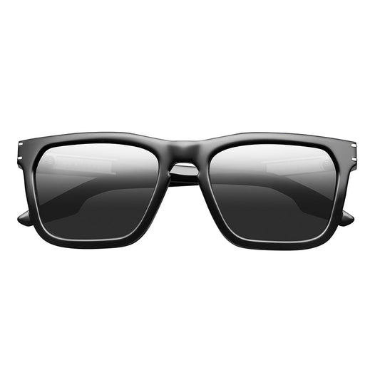Polished Black Brushed Aluminum Grey AR Lens Sunglasses Gravitas