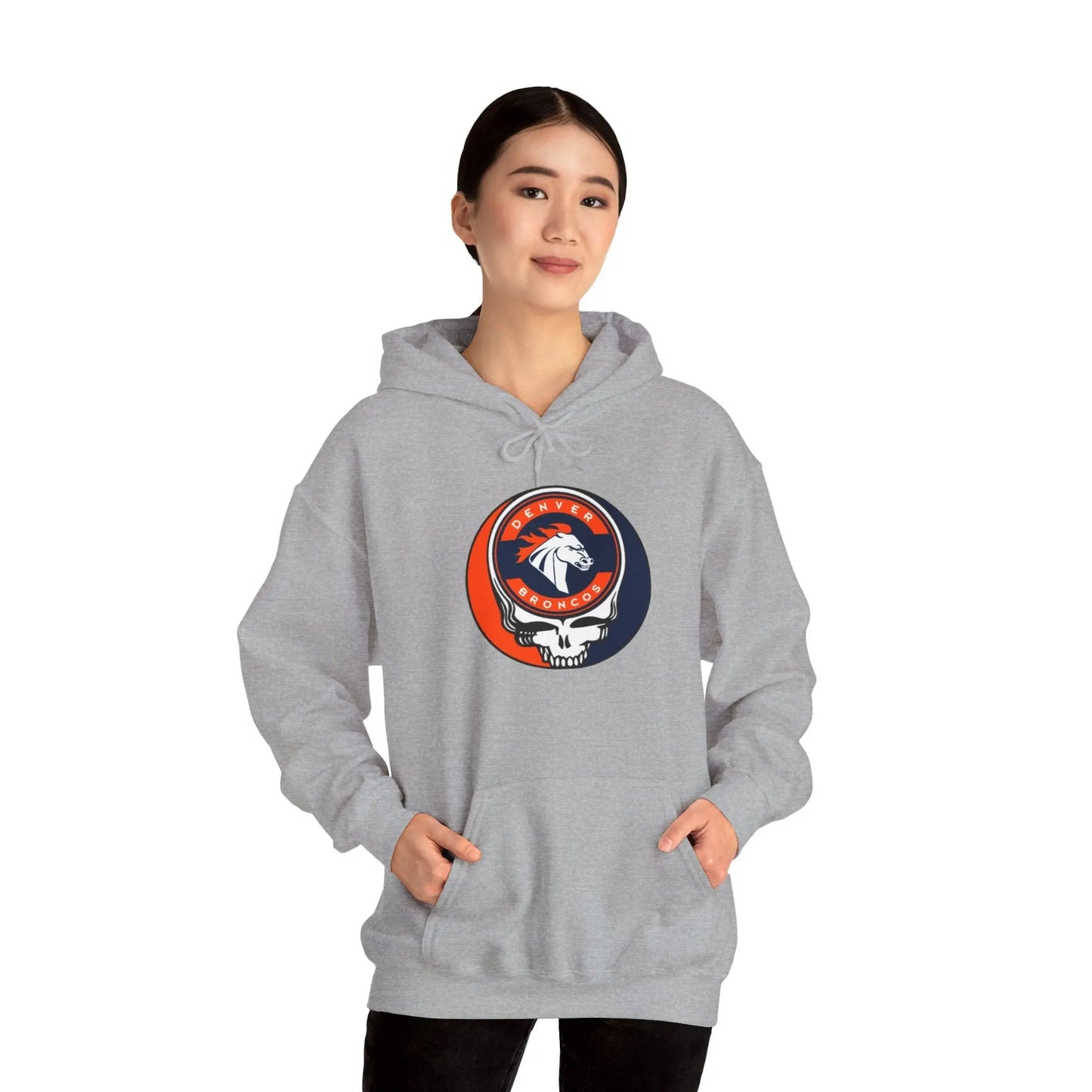 Denver Broncos Grateful Dead Hooded Sweatshirt The Gridiron Collection