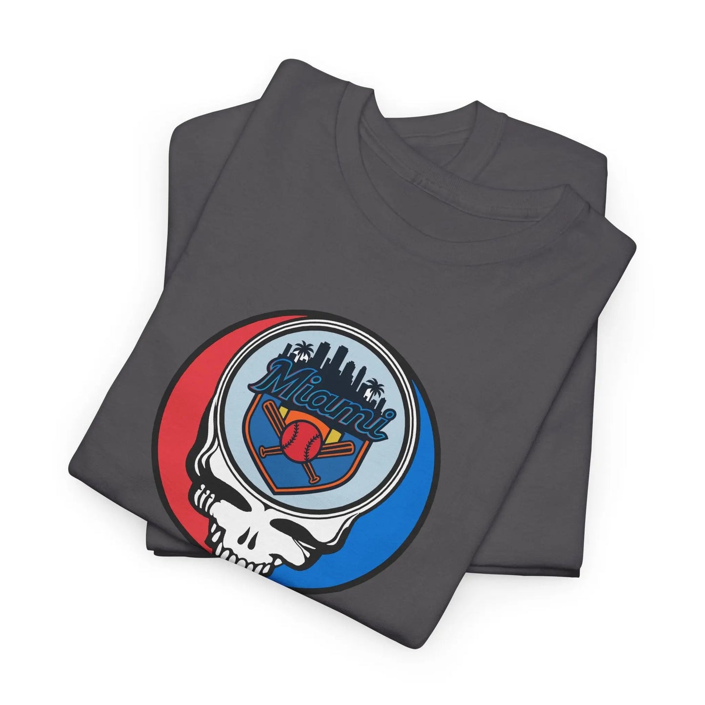Miami Marlins Steal Your Face Classic Stealie T Shirt MLB