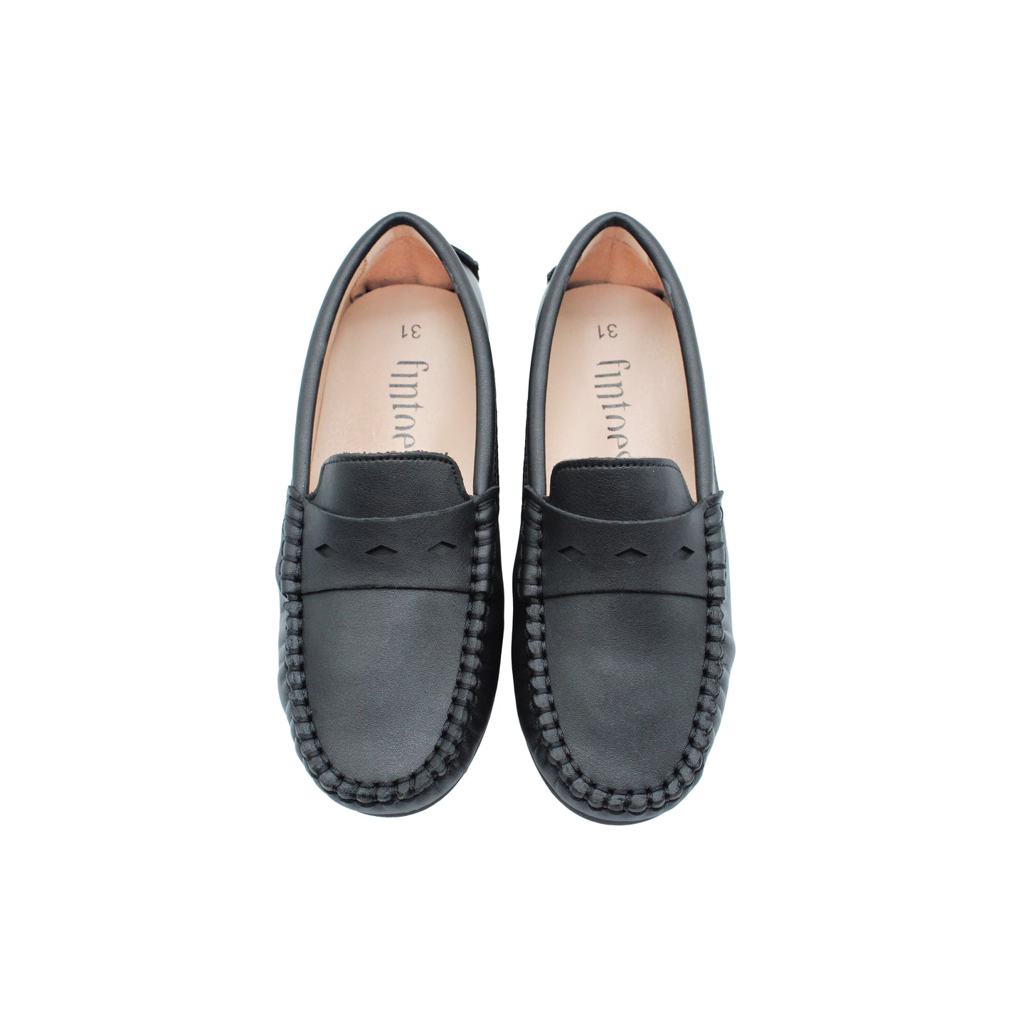 Black Leather Loafer