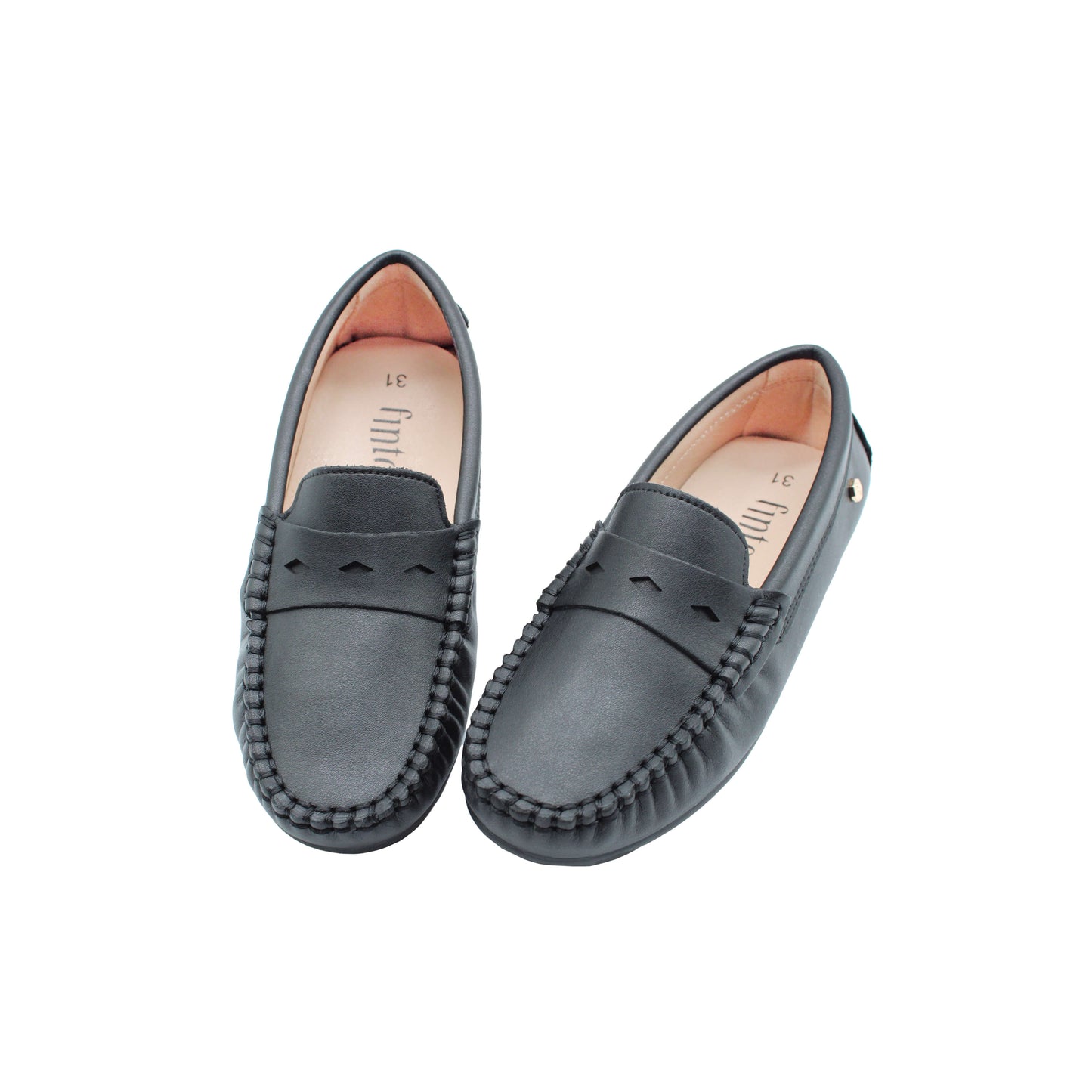 Black Leather Loafer