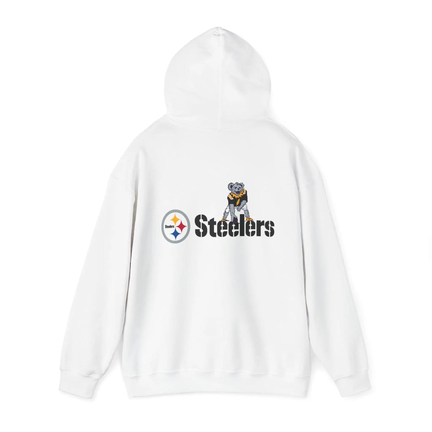 Pittsburgh Steelers Dancing Bear Two-Sided Unisex Hoodie The Gridiron Collection