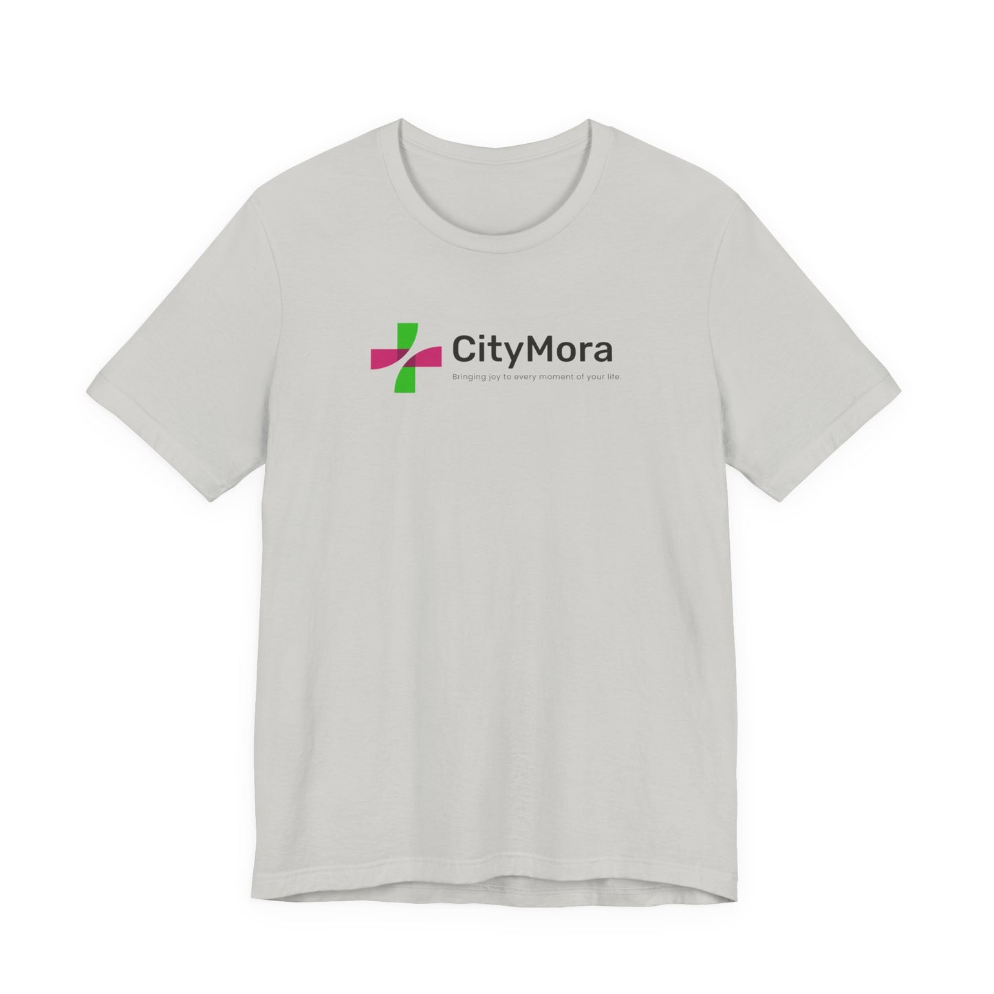 Casual Unisex Tee - 'CityMora' Motivational Short Sleeve Shirt