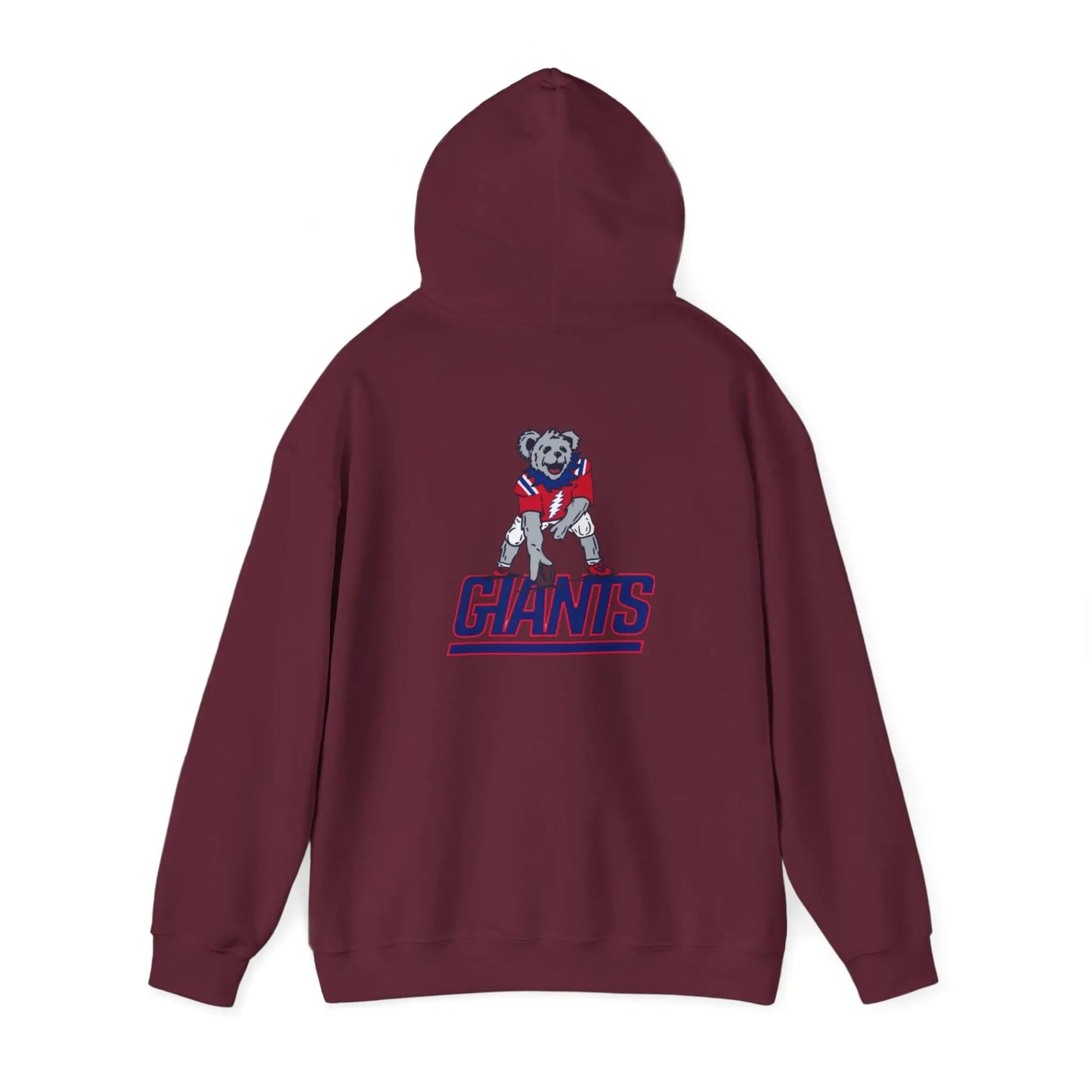 New York Giants Dancing Bear Unisex Hoodie Two-Sided The Gridiron Collection