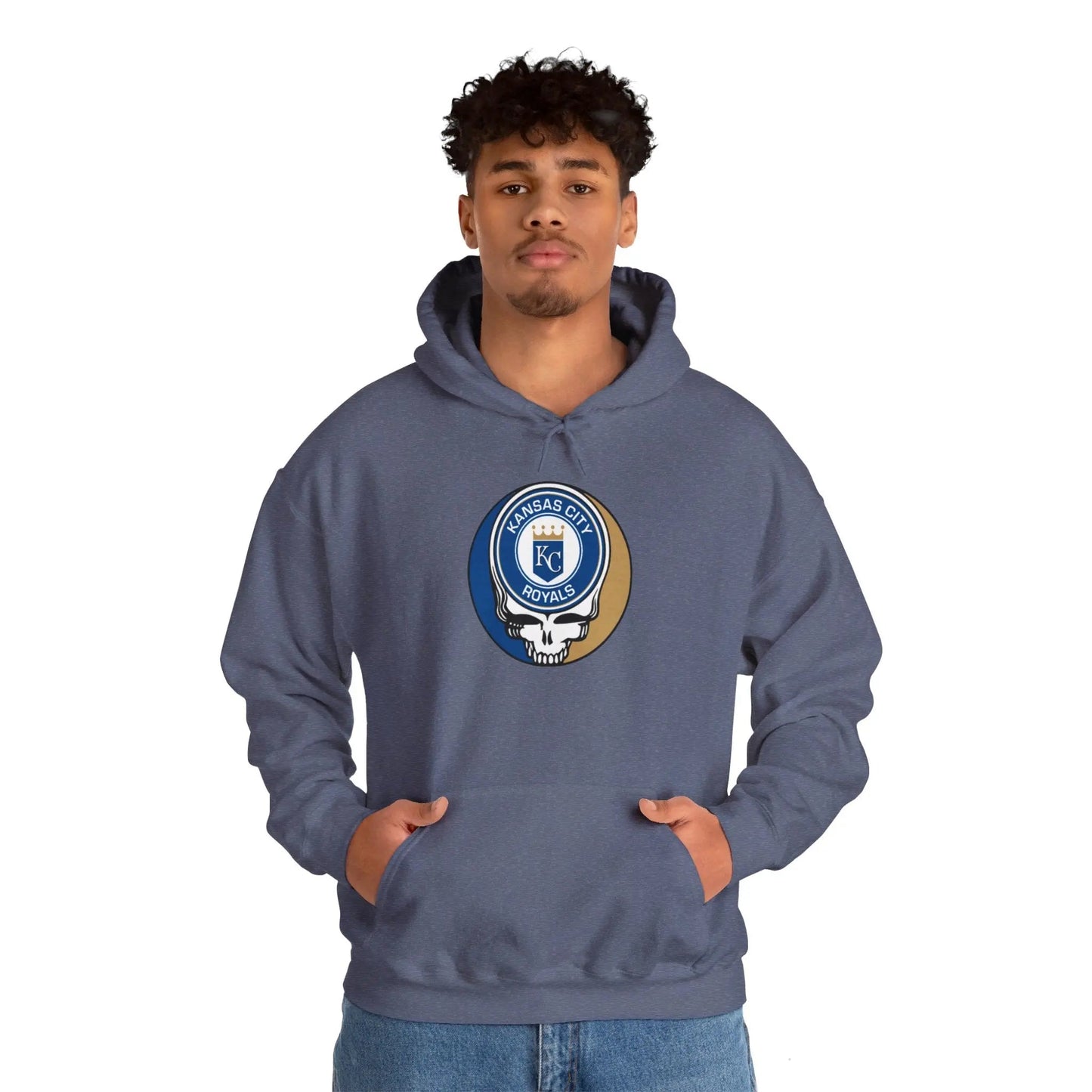 Kansas City Baseball Edition Heavy Blend Hoodie Unisex The Ballpark Collection Grateful Dead