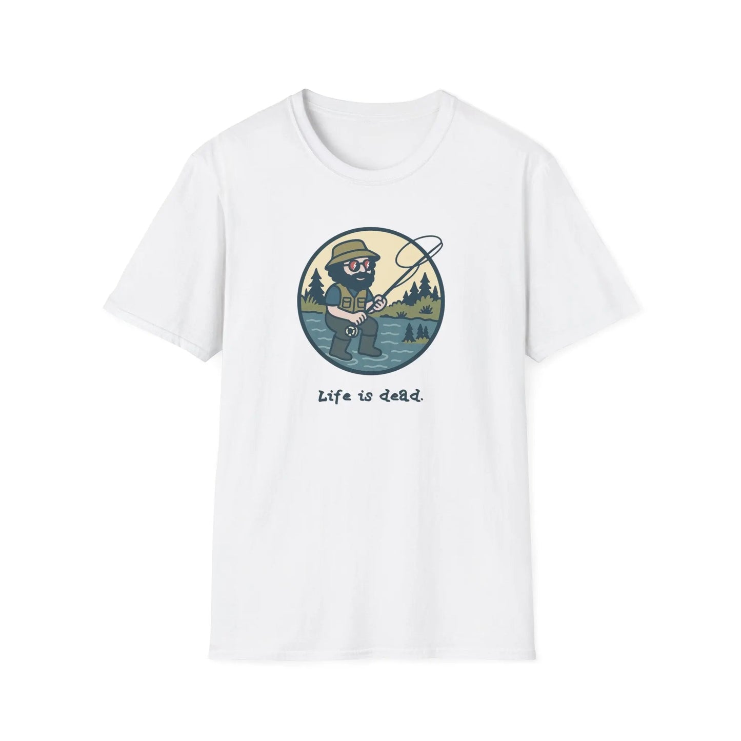 Grateful Dead Life is Dead T-Shirt Fly Fishin' Jerry