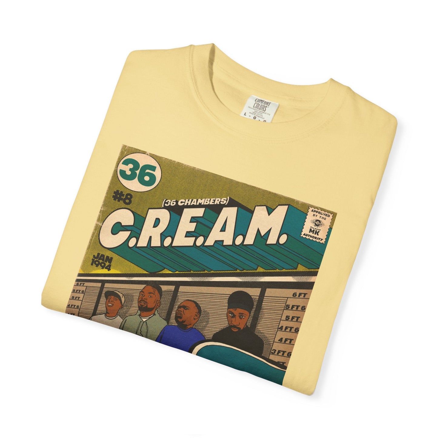 C.R.E.A.M Unisex Comfort Colors T-shirt Ring-Spun Cotton