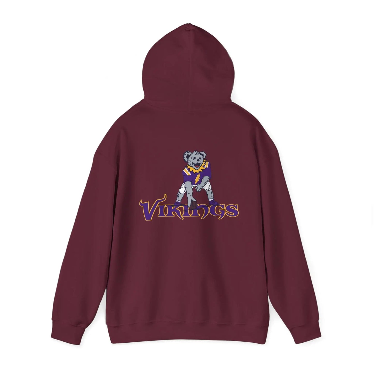 Minnesota Vikings Dancing Bear Two-Sided Unisex Hoodie The Gridiron Collection