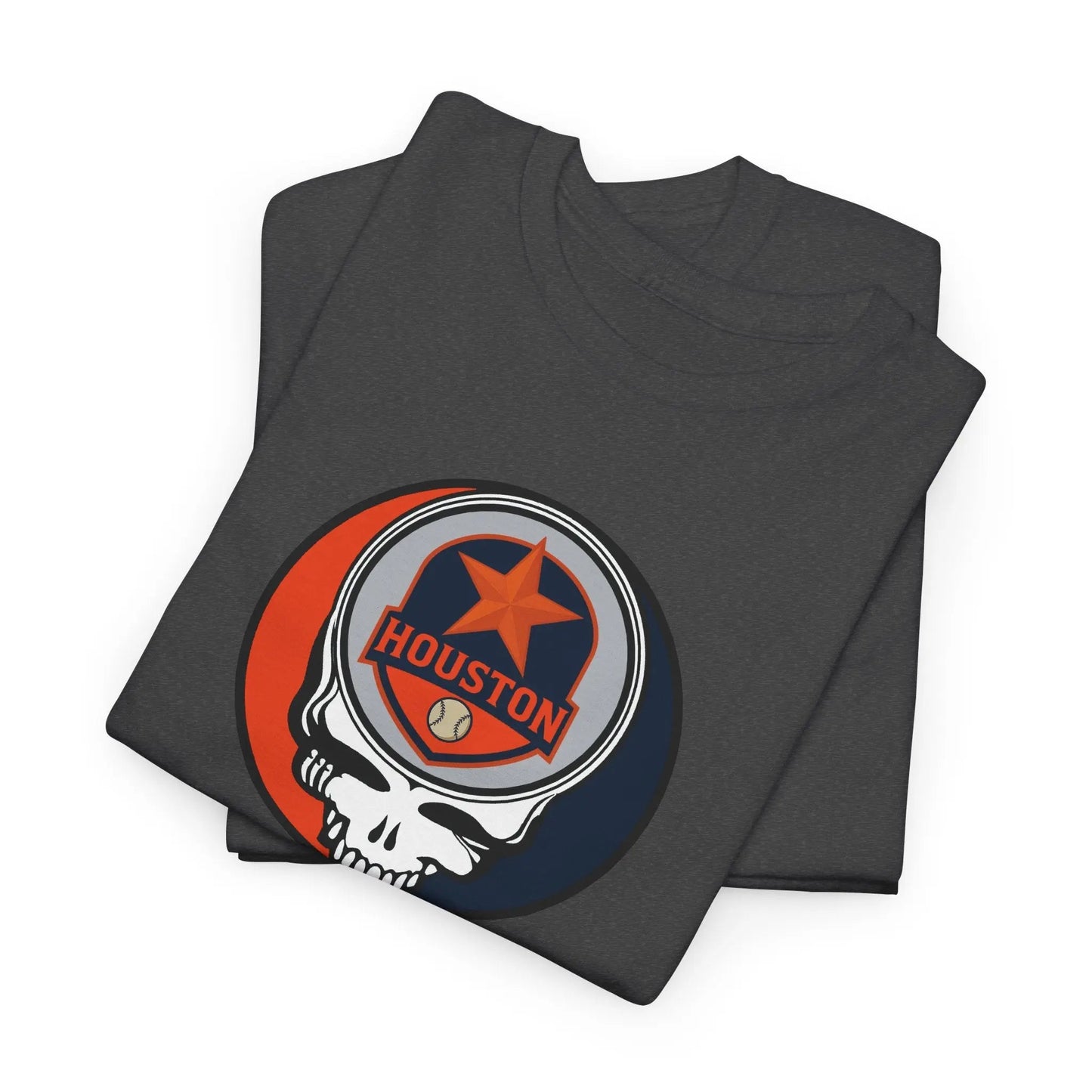 Houston Astros Grateful Dead Steal Your Face Baseball Edition T-Shirt