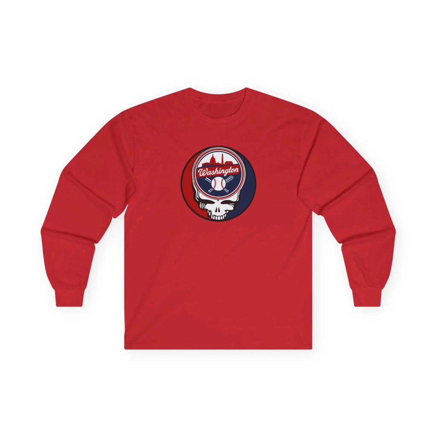 Grateful Dead Long Sleeve Ultra-Cotton Baseball Tee Washington MLB