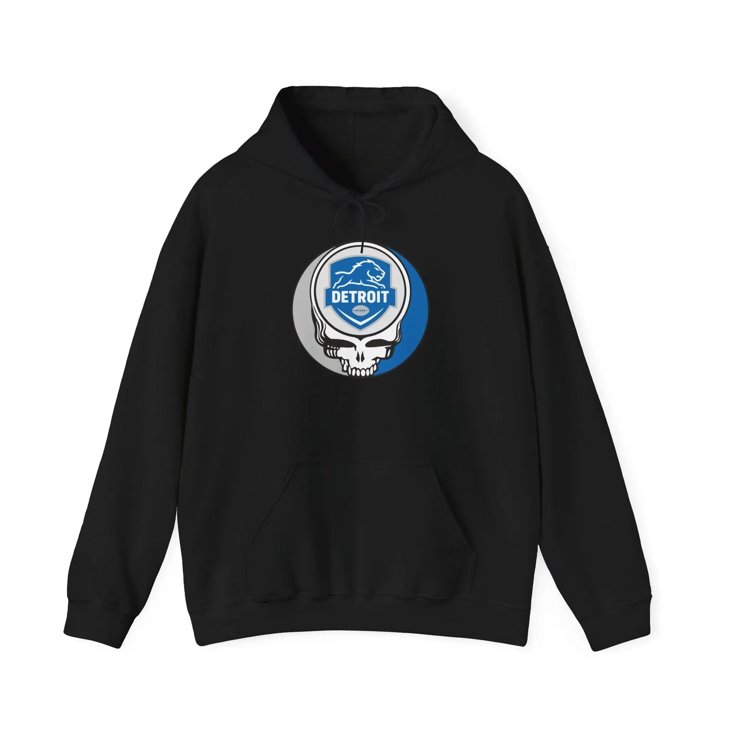 Detroit Lions Stealie Grateful Dead Hooded Sweatshirt NFL The Gridiron Collection