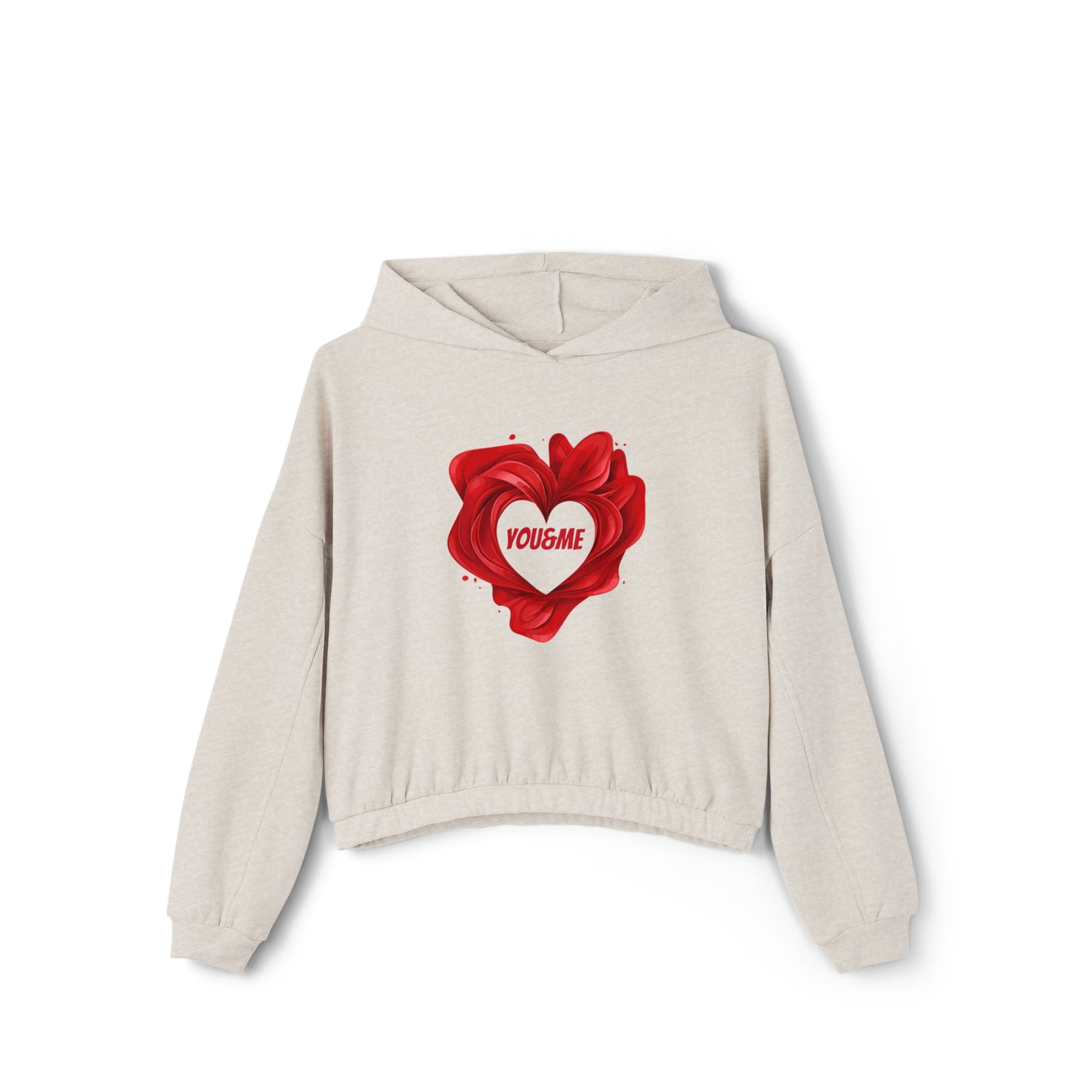 Valentine's best Gift, Women's Cinched Bottom Hoodie