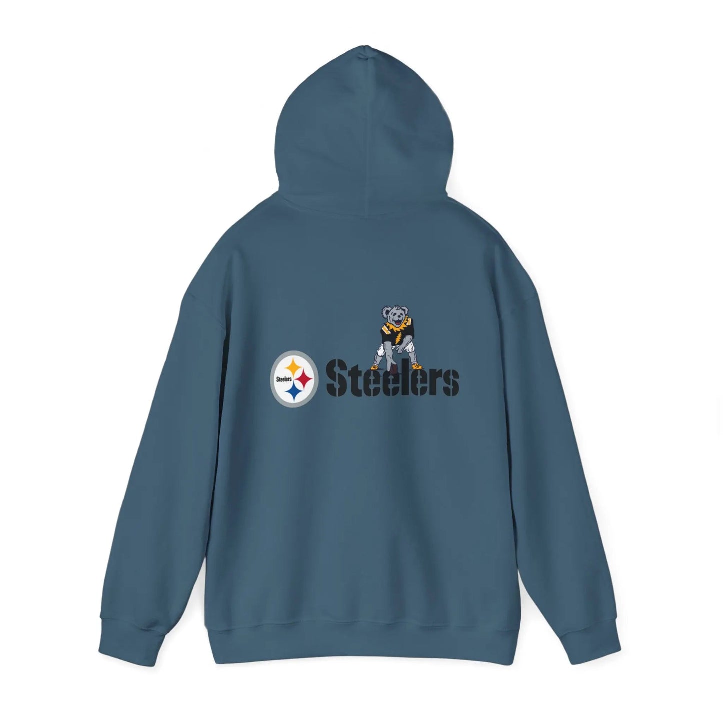 Pittsburgh Steelers Dancing Bear Two-Sided Unisex Hoodie The Gridiron Collection