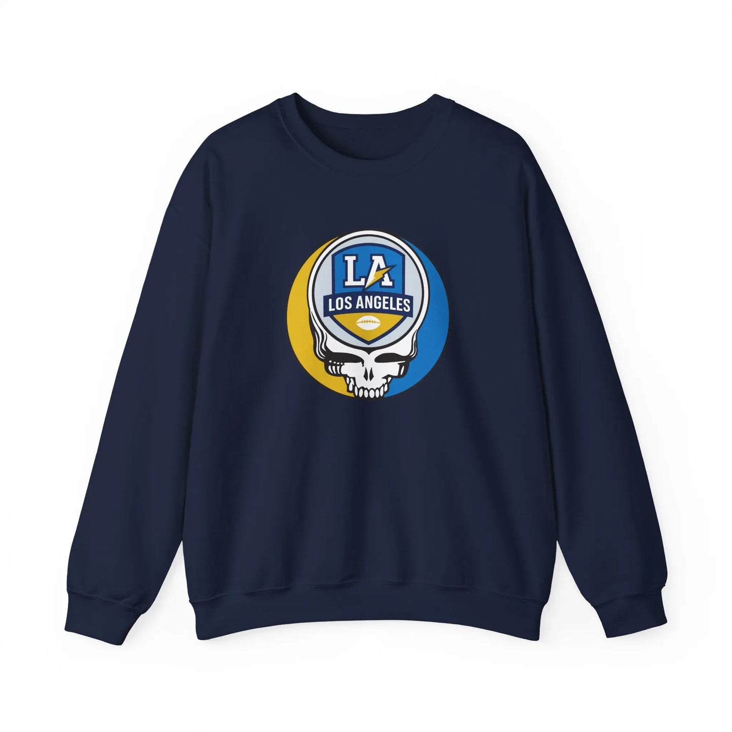 Grateful Dead Stealie Los Angeles Edition Crewneck Sweatshirt NFL The Gridiron Collection