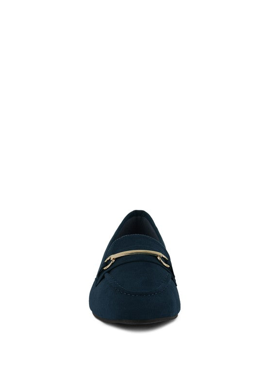 Formal Almond Closed Toe Bit Loafers Masha