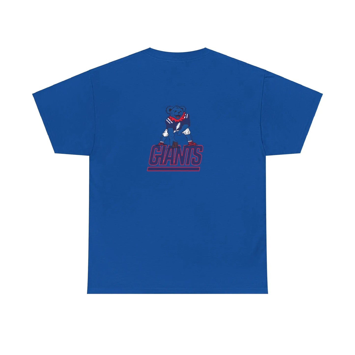 New York Giants Grateful Dead Dancing Bear Two-Sided T-Shirt The Gridiron Collection