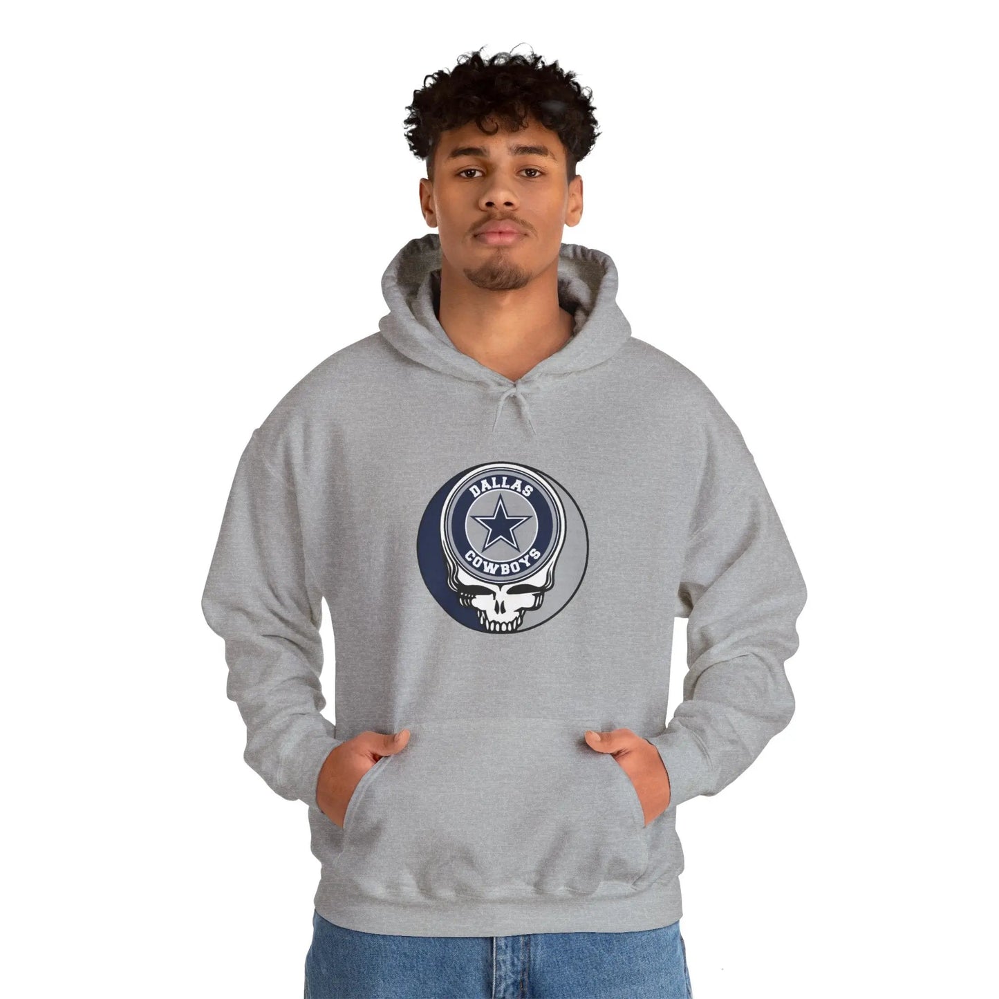 Dallas Cowboys Grateful Dead Hooded Sweatshirt NFL Fan Apparel The Gridiron Collection