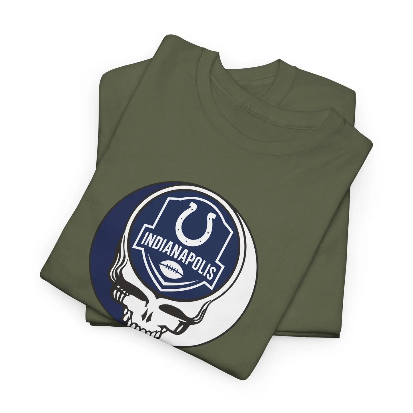Indianapolis Colts Horseshoe Grateful Dead Steal Your Face T-Shirt NFL