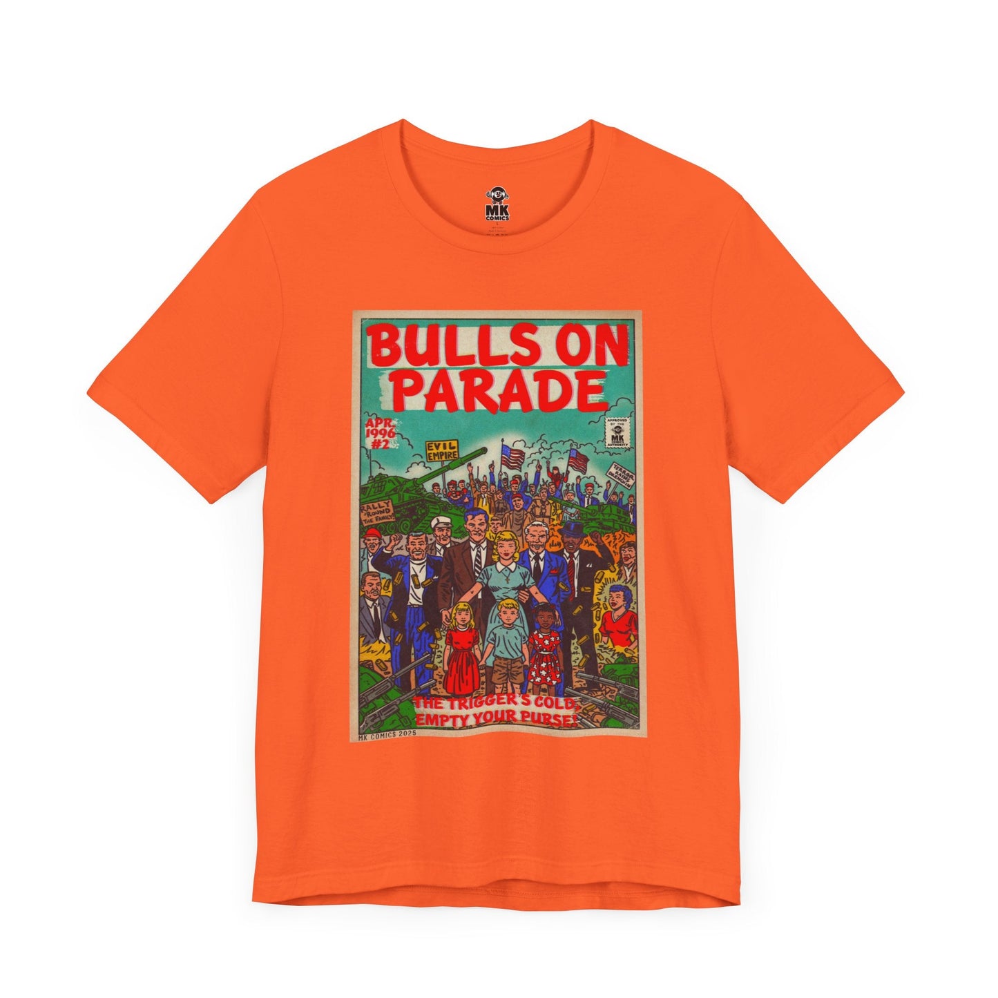 Jersey Short Sleeve Tee Lightweight Airlume Cotton Bulls Parade Bella+Canvas