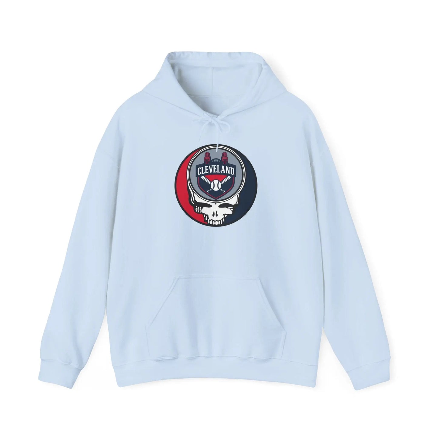Grateful Dead Unisex Heavy Blend Hoodie Cleveland Baseball Edition The Ballpark Collection