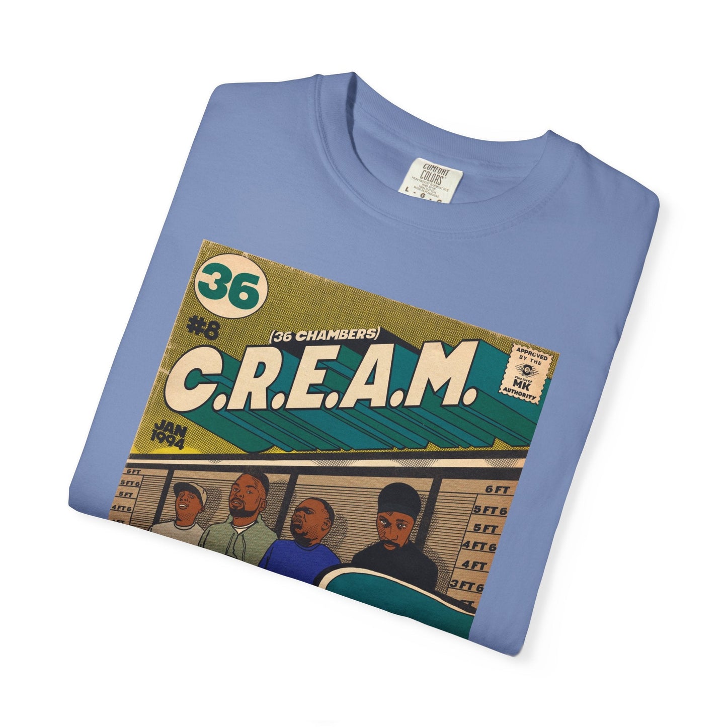 C.R.E.A.M Unisex Comfort Colors T-shirt Ring-Spun Cotton