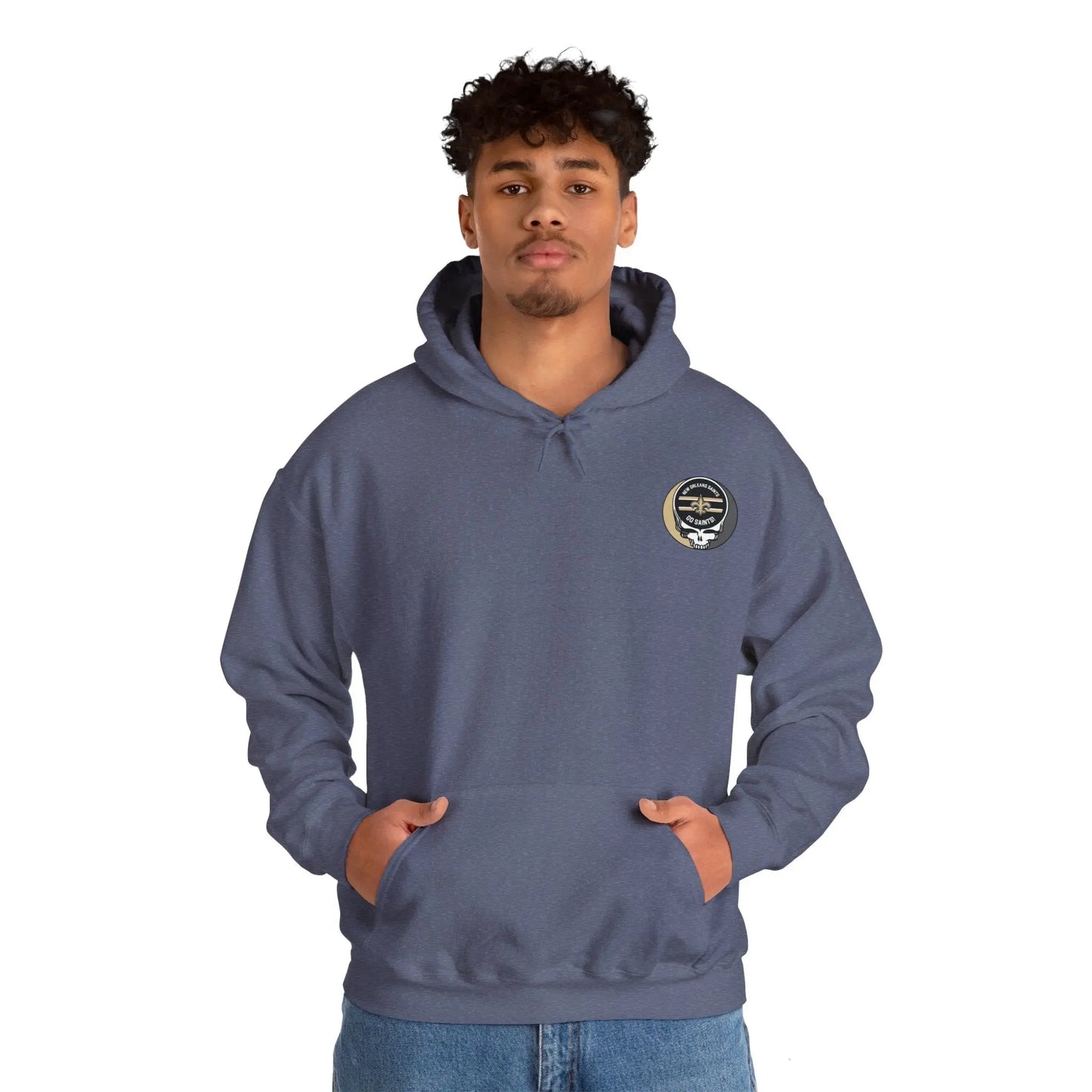 New Orleans Saints Dancing Bear Unisex Hoodie Two-Sided The Gridiron Collection