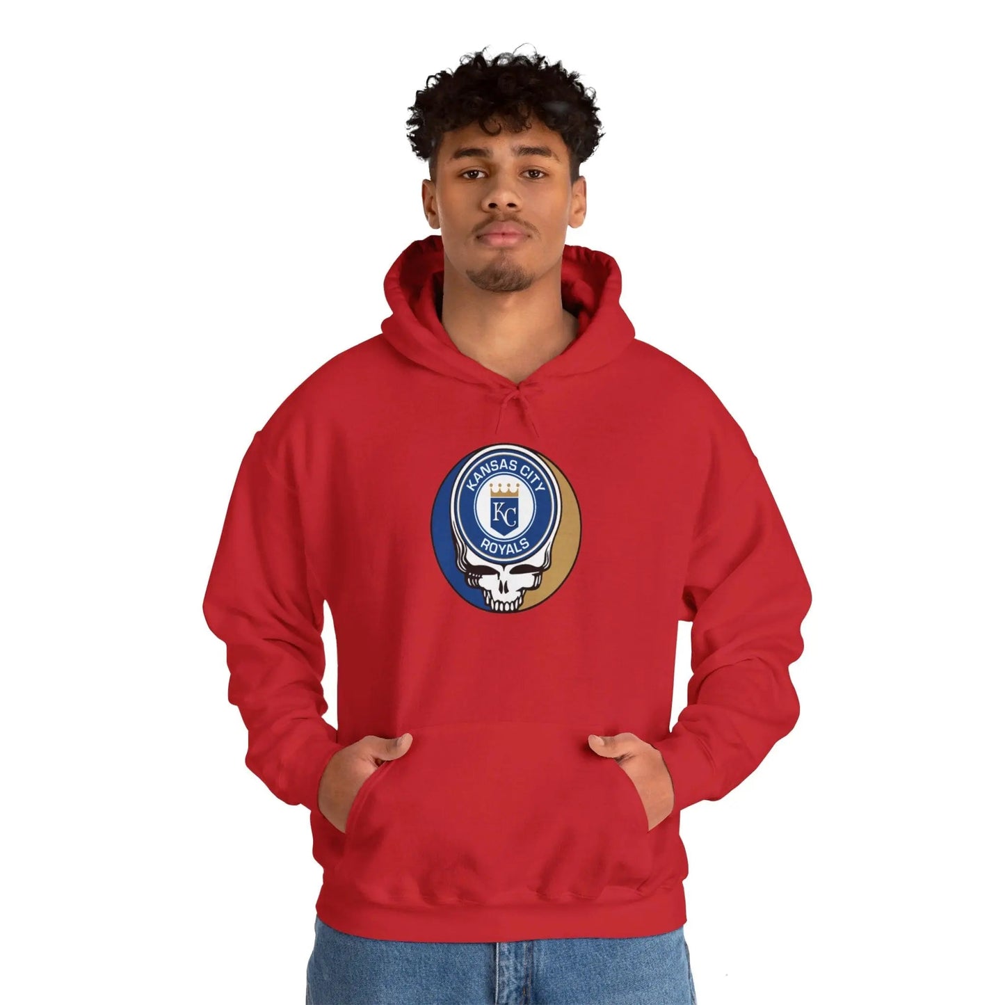 Kansas City Baseball Edition Heavy Blend Hoodie Unisex The Ballpark Collection Grateful Dead