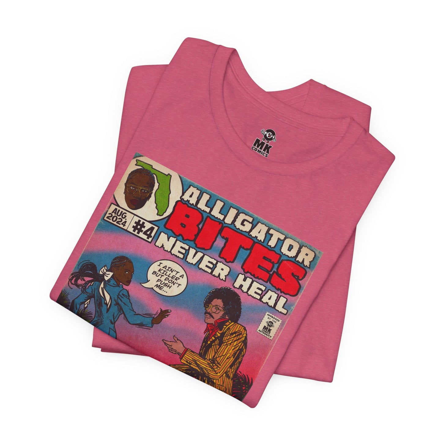 Denial is a River - Alligator Bites Unisex Jersey Short Sleeve Tee