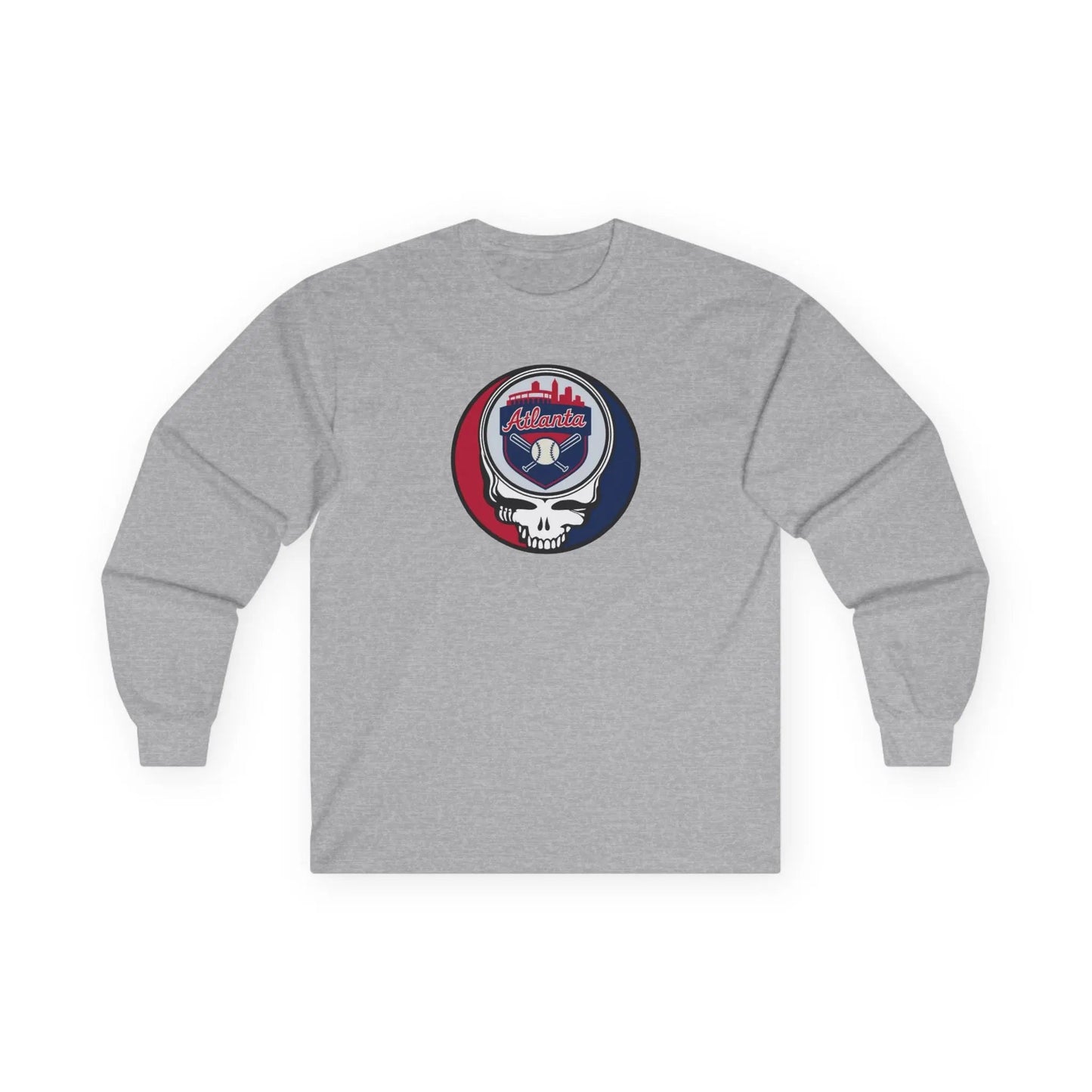 Atlanta Baseball Edition Classic Stealie Long Sleeve Tee Ultra-Cotton MLB