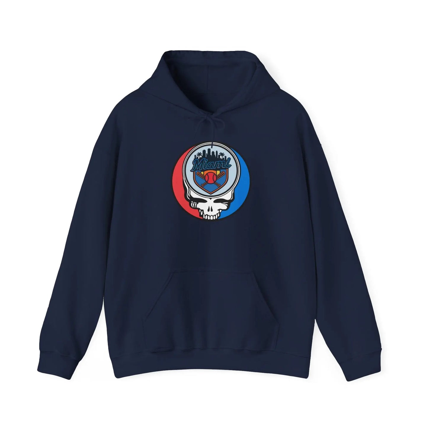 Miami Marlins Grateful Dead Unisex Heavy Blend Hoodie The Ballpark Collection