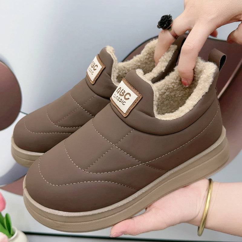 Cold-Resistant Warm Cotton Women’s Shoes Old Beijing Style