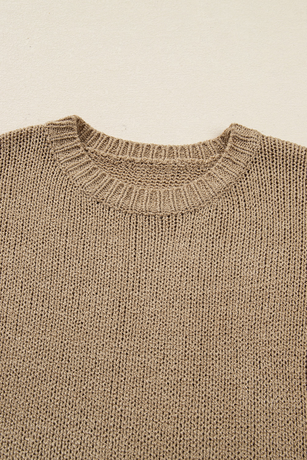 Green Oversize Drop Shoulder Sweater Dress